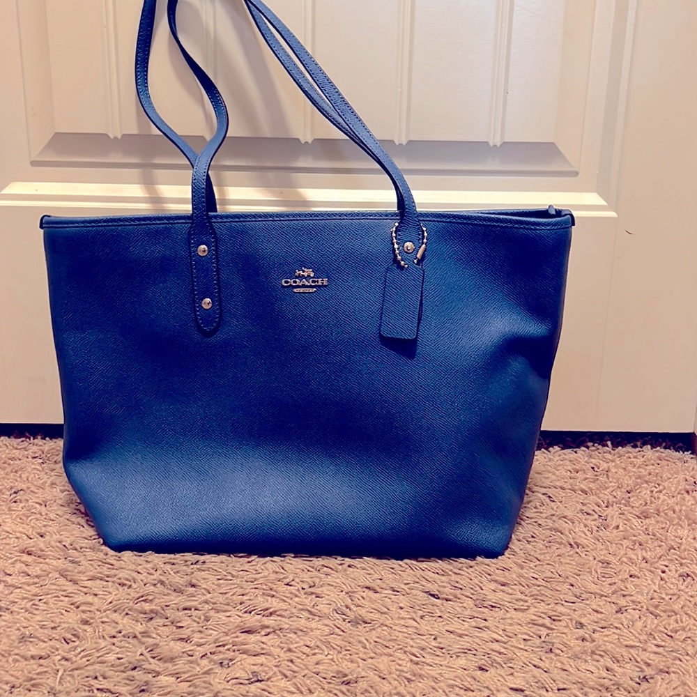 Blue COACH Purse